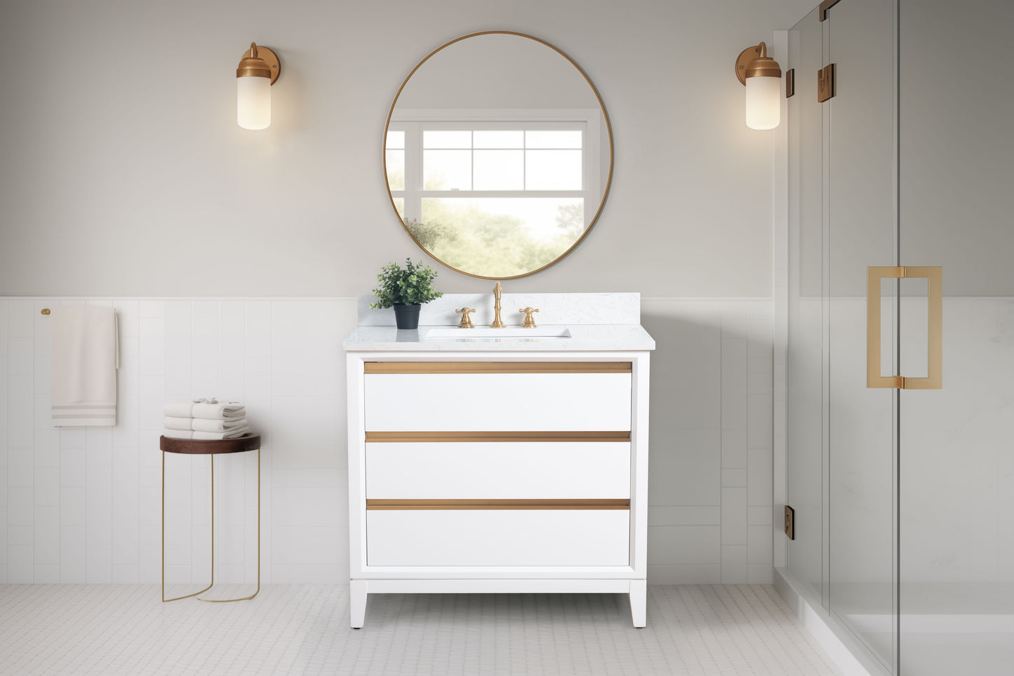36 inch Lindsay Vanity - multiple colors