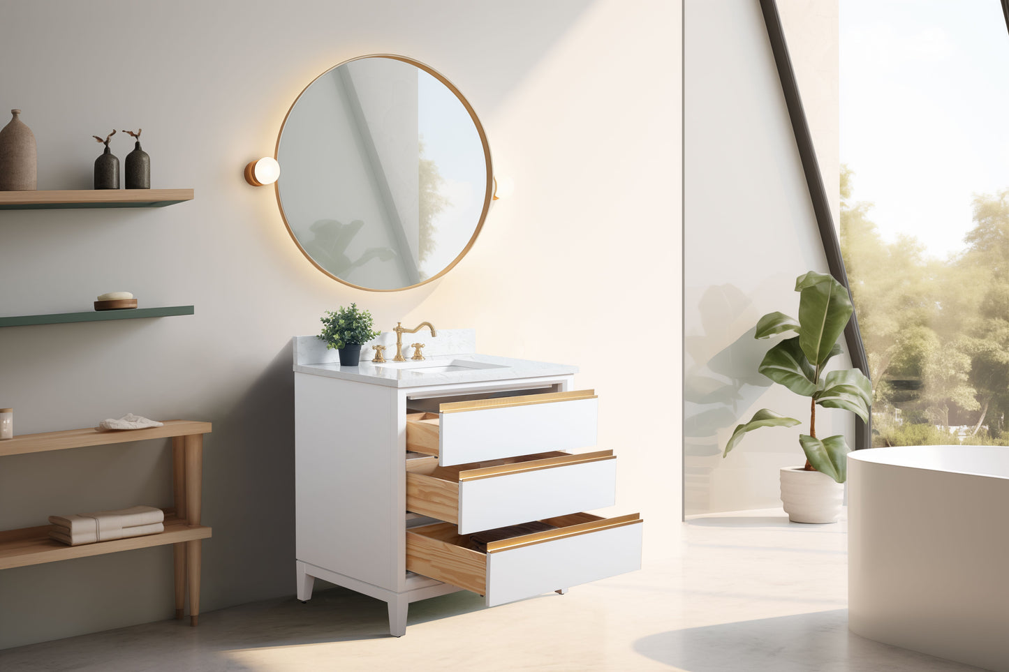 36 inch Lindsay Vanity - multiple colors