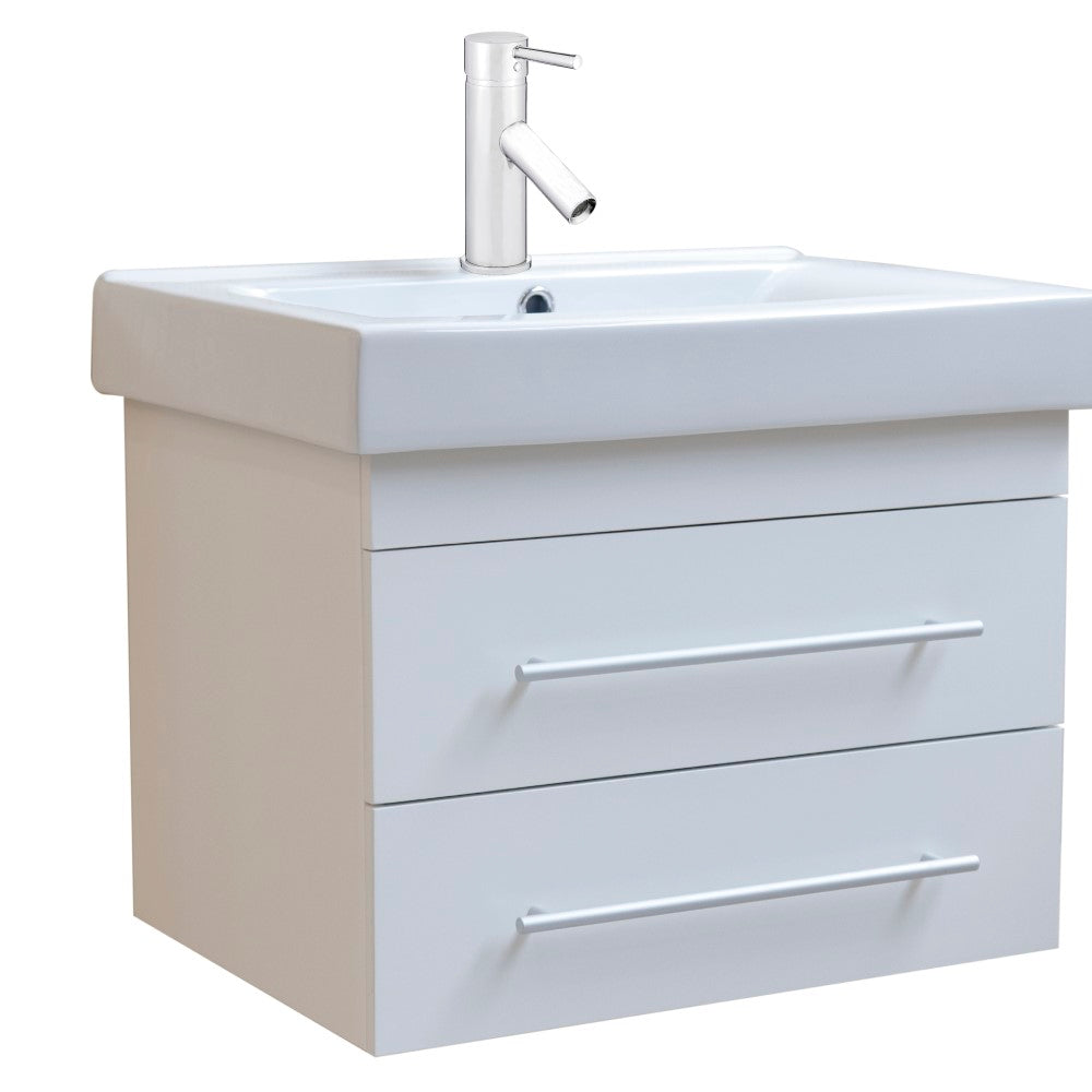 24" Modern Floating Single Sink Vanity, multiple colors