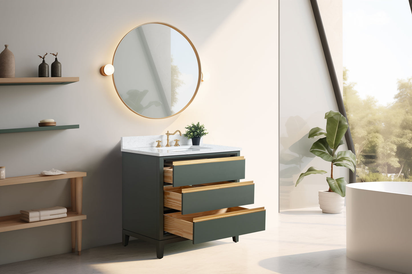 36 inch Lindsay Vanity - multiple colors