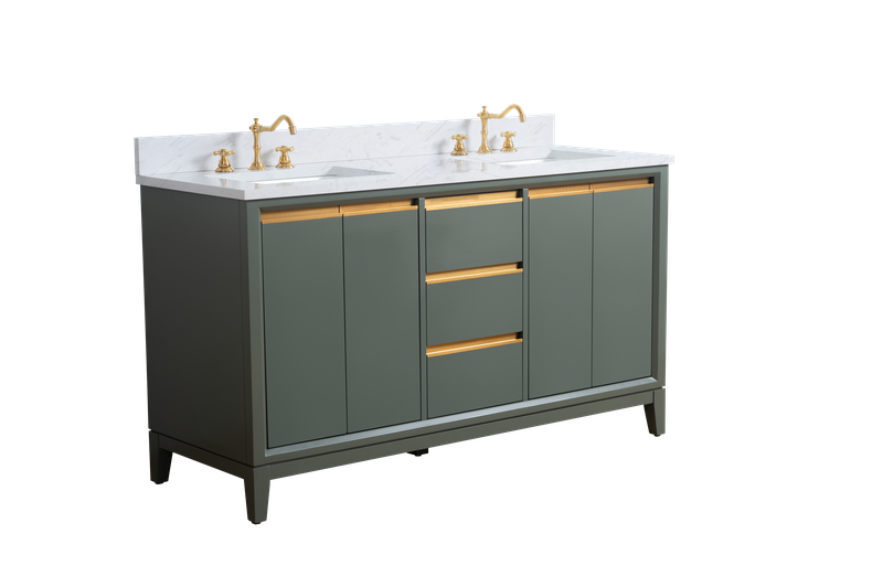 60 inch Lindsay Double Vanity - multiple colors