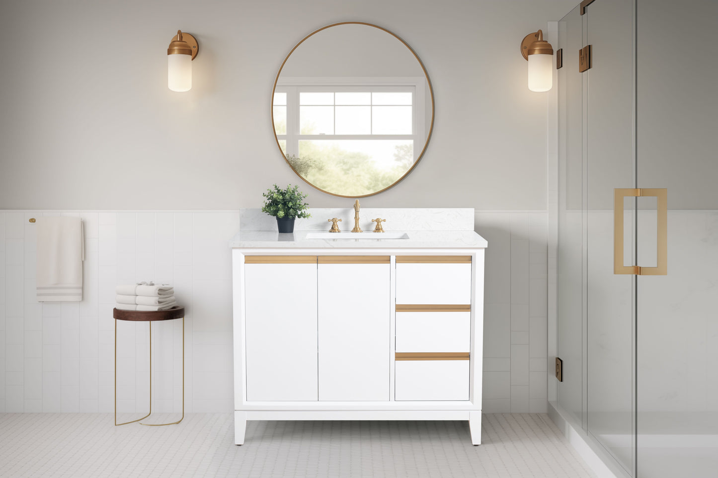 42 inch Lindsay Vanity - multiple colors