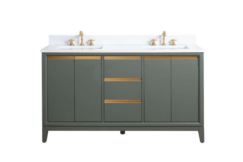 60 inch Lindsay Double Vanity - multiple colors