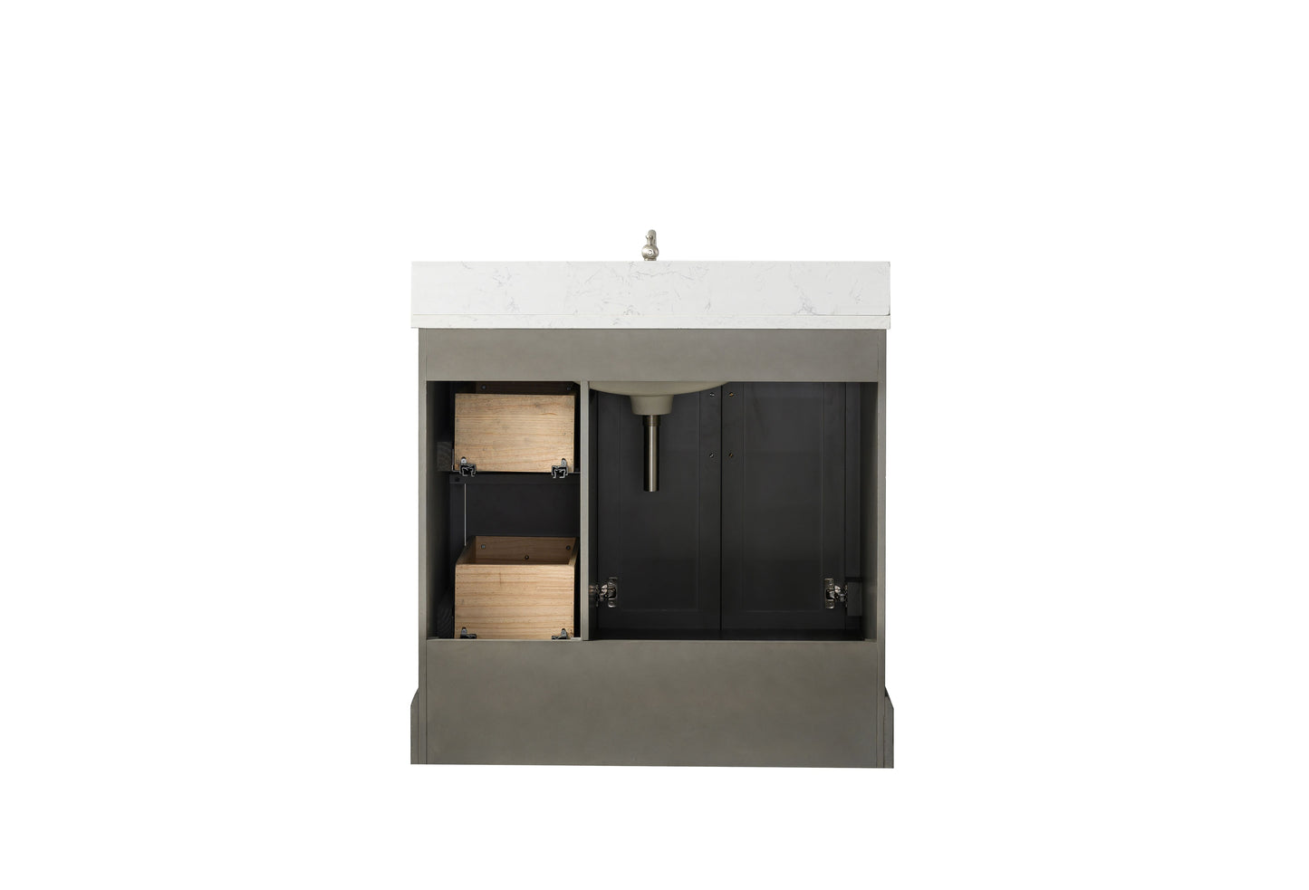 36" Modern Farmhouse, single sink vanity
