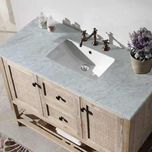 48" Solid Wood Sink Vanity - multiple colors
