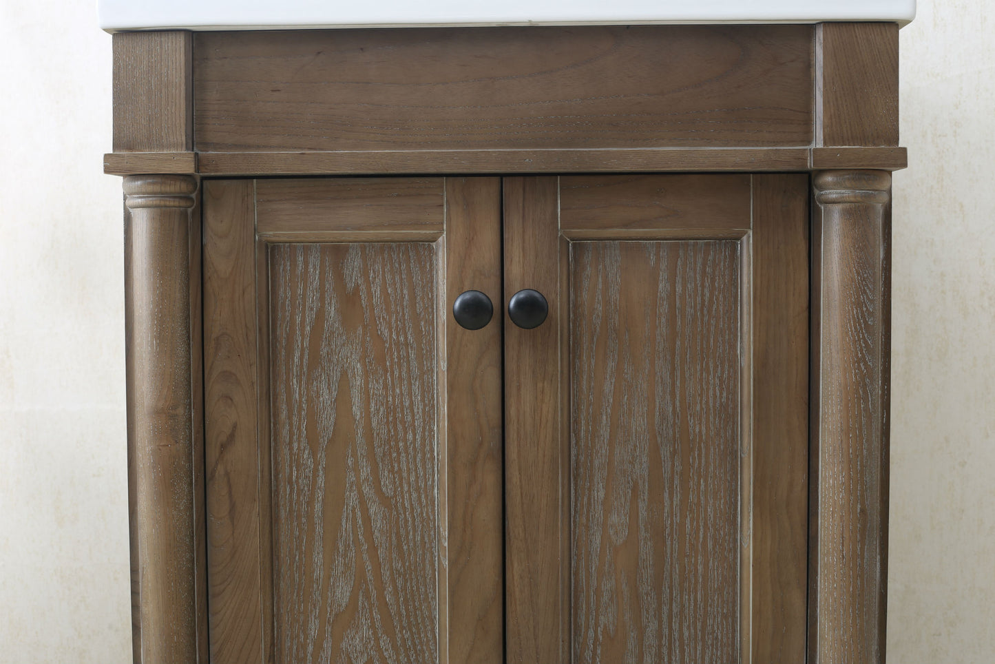 24" Weathered Gray Single Vanity