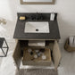 30" Antique Gray Oak Vanity with Stone Top - multiple options