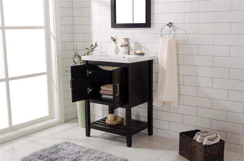 24" Console Single Sink Vanity, multiple colors