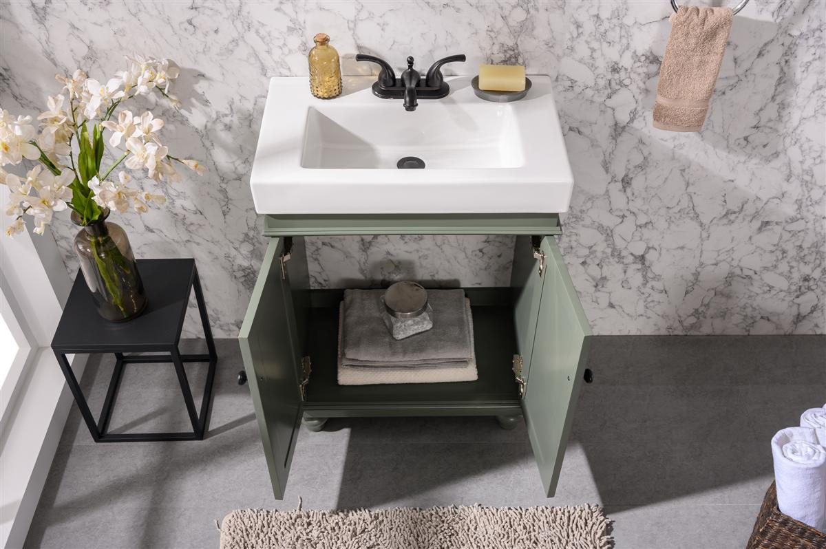 24" Console Single Sink Vanity, multiple colors