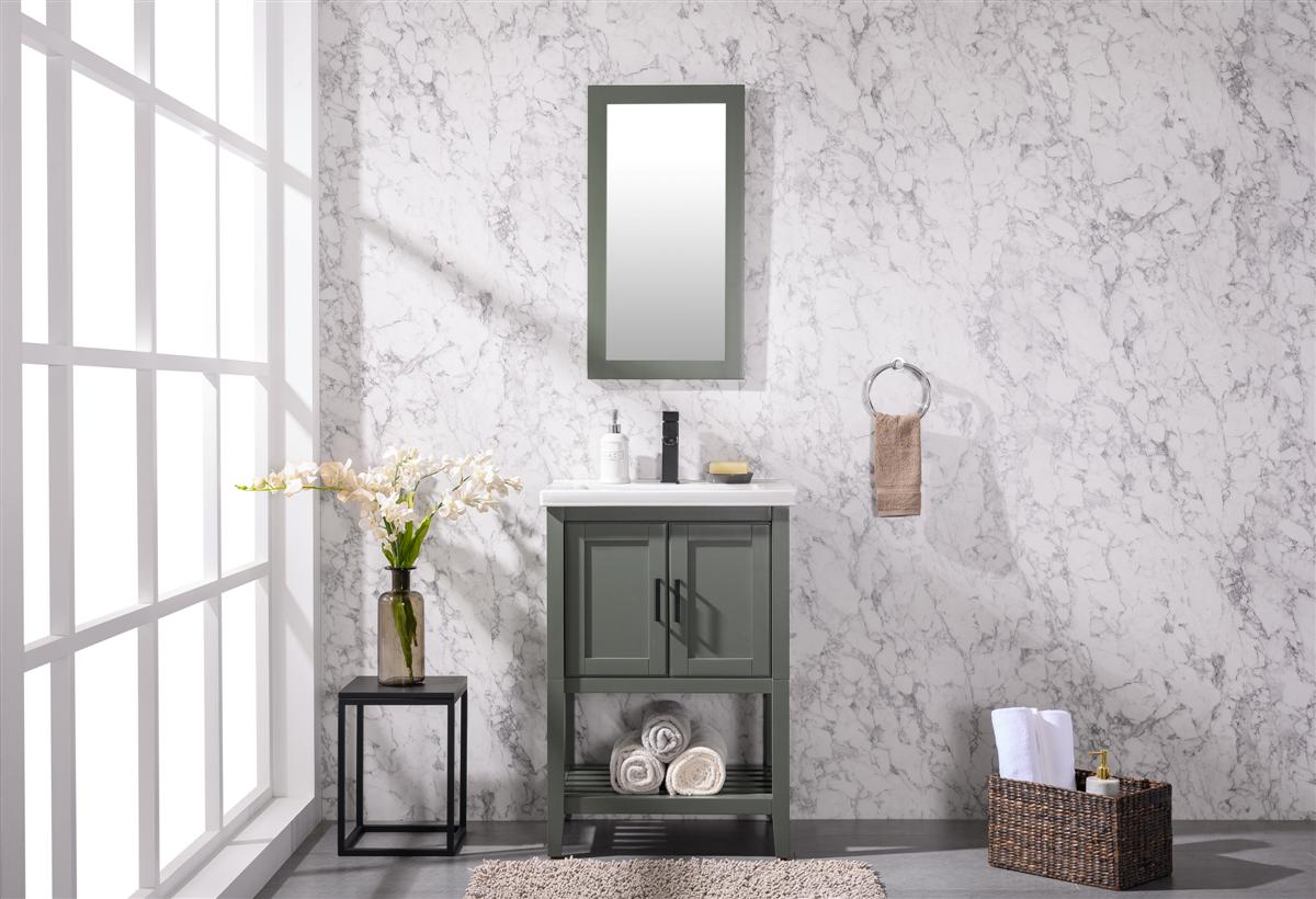 24" Console Single Sink Vanity, multiple colors