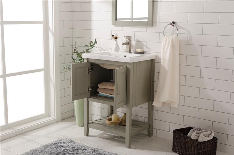 24" Console Single Sink Vanity, multiple colors