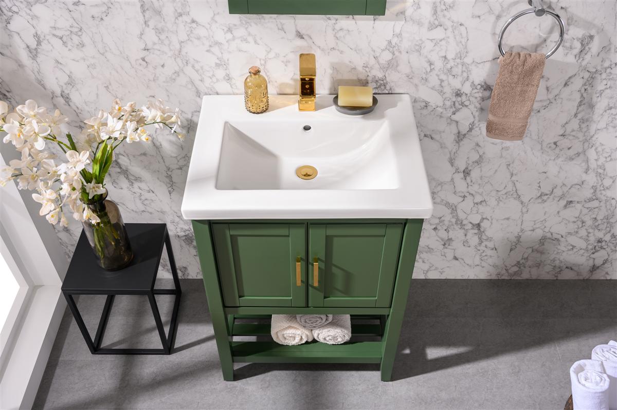 24" Console Single Sink Vanity, multiple colors