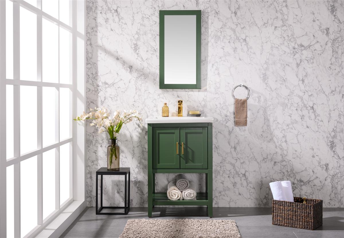 24" Console Single Sink Vanity, multiple colors