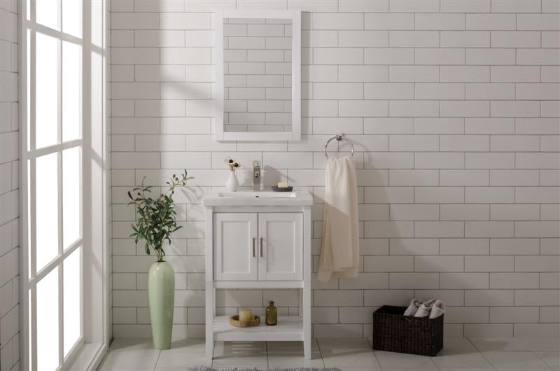 24" Console Single Sink Vanity, multiple colors