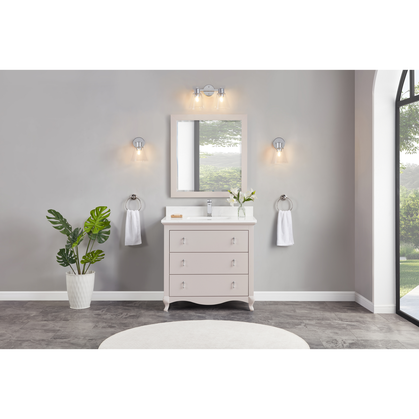 36" Timeless Vanity, single sink