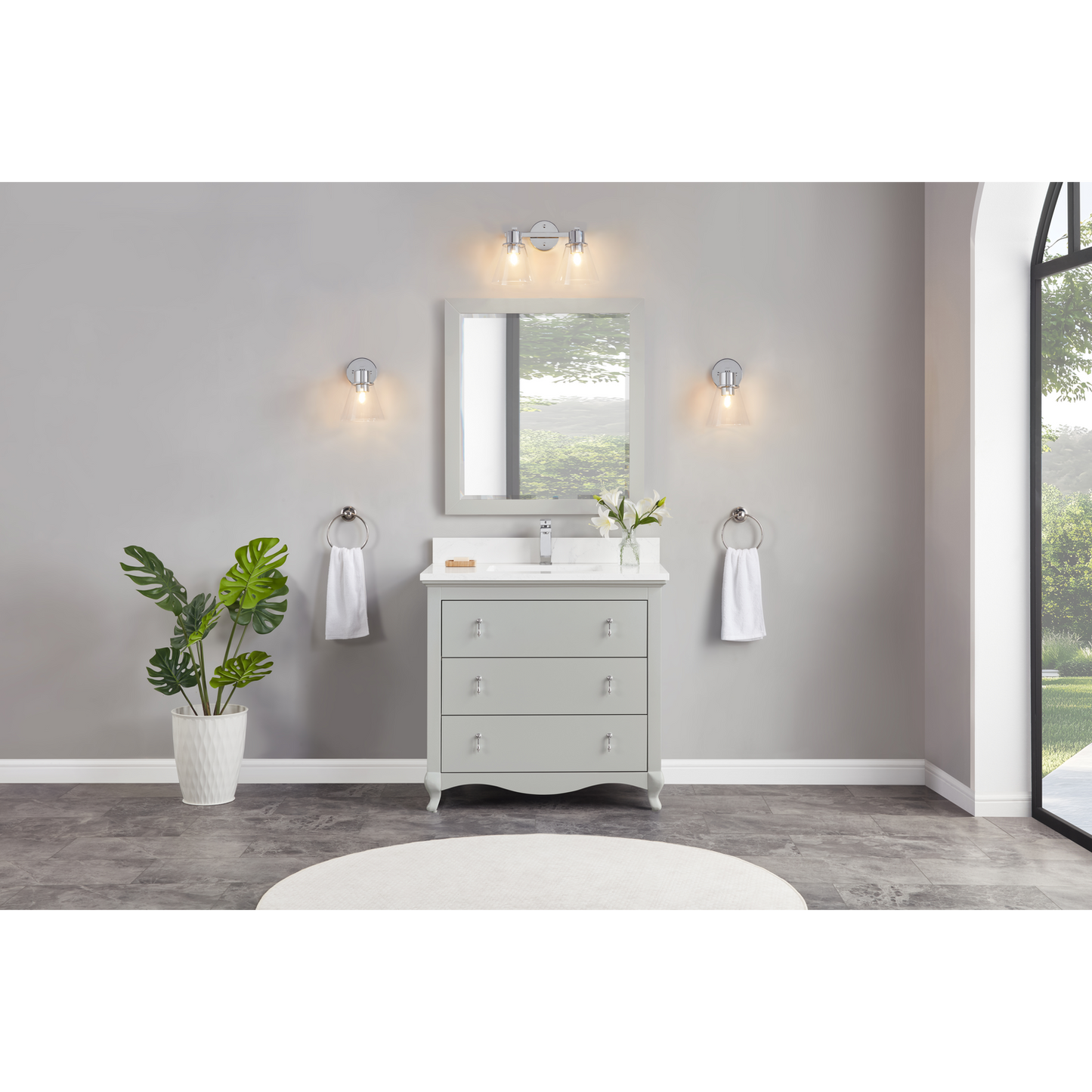 36" Timeless Vanity, single sink