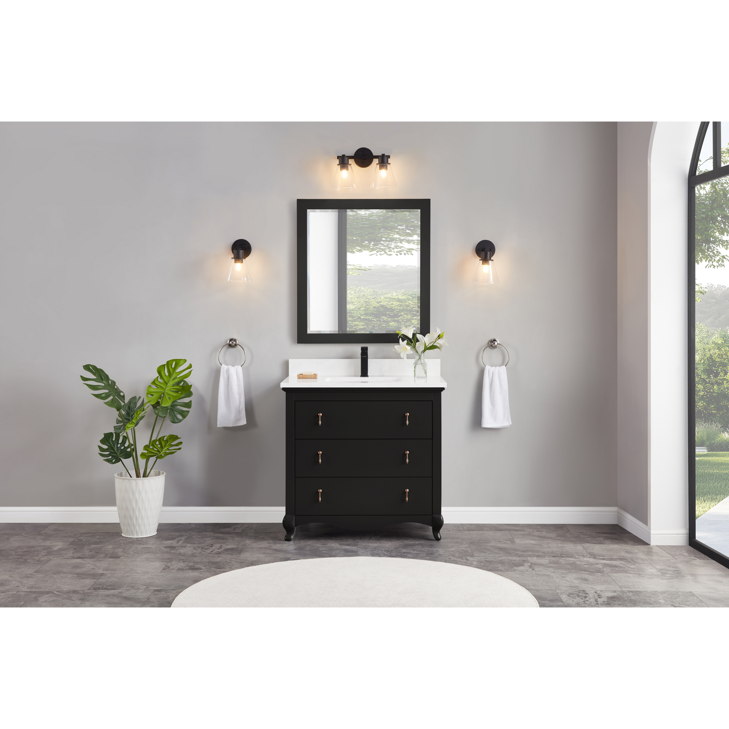 36" Timeless Vanity, single sink