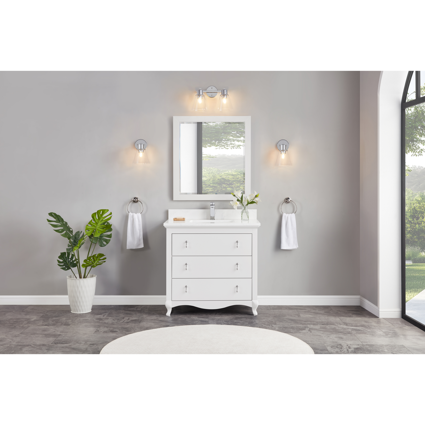 36" Timeless Vanity, single sink