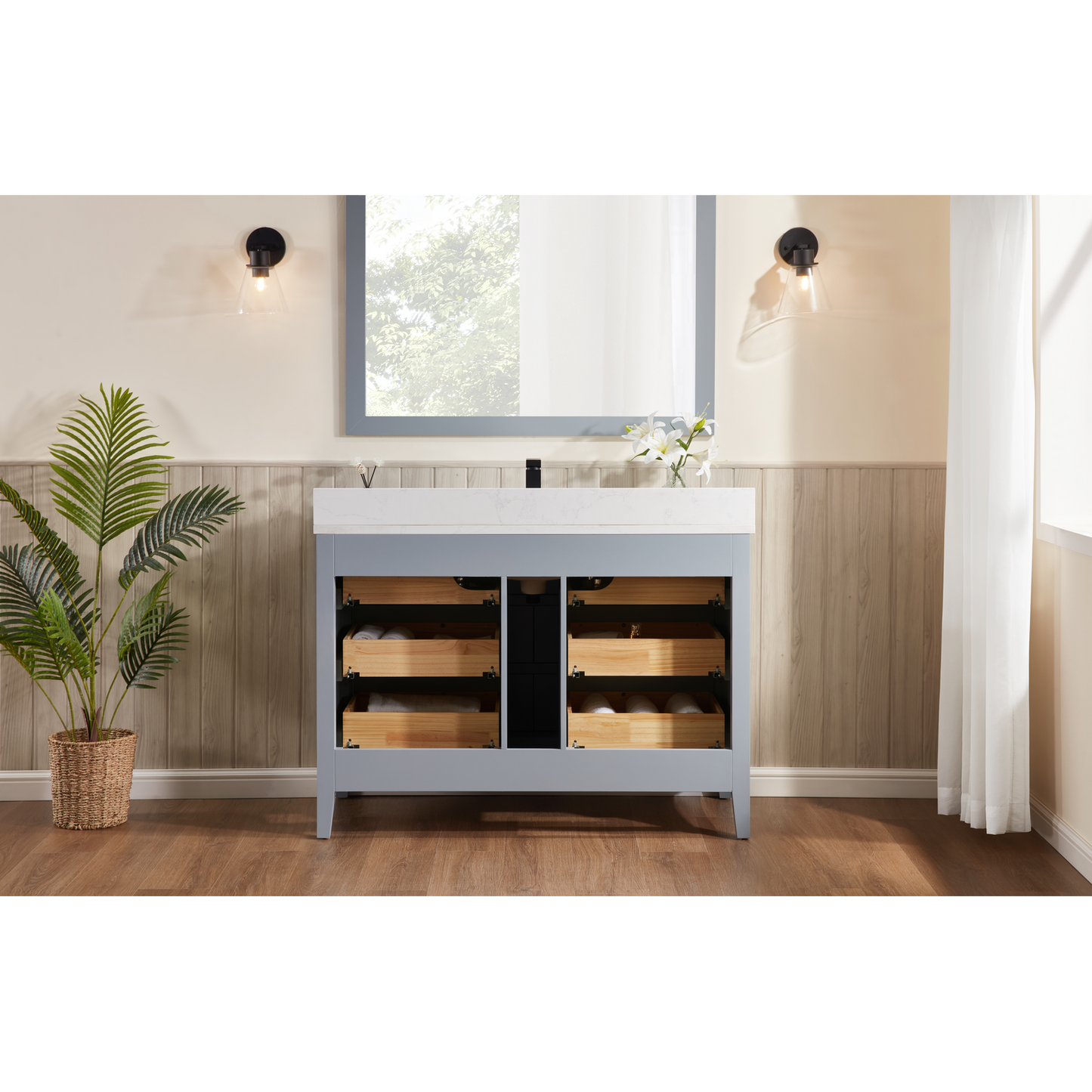 48" Timeless Vanity, single sink