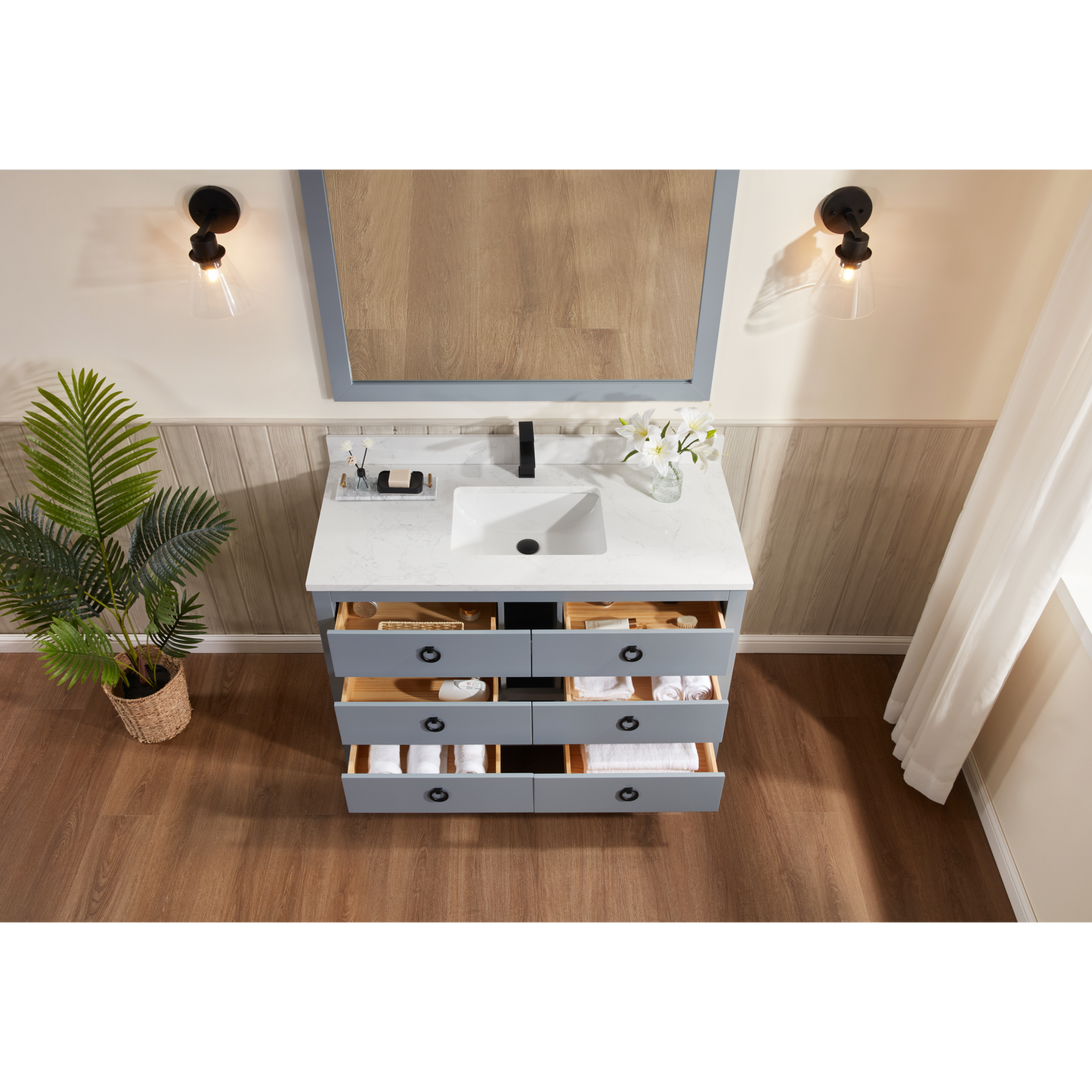 48" Timeless Vanity, single sink