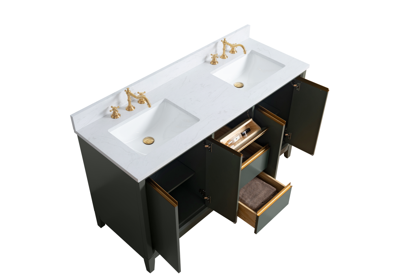 60 inch Lindsay Double Vanity - multiple colors