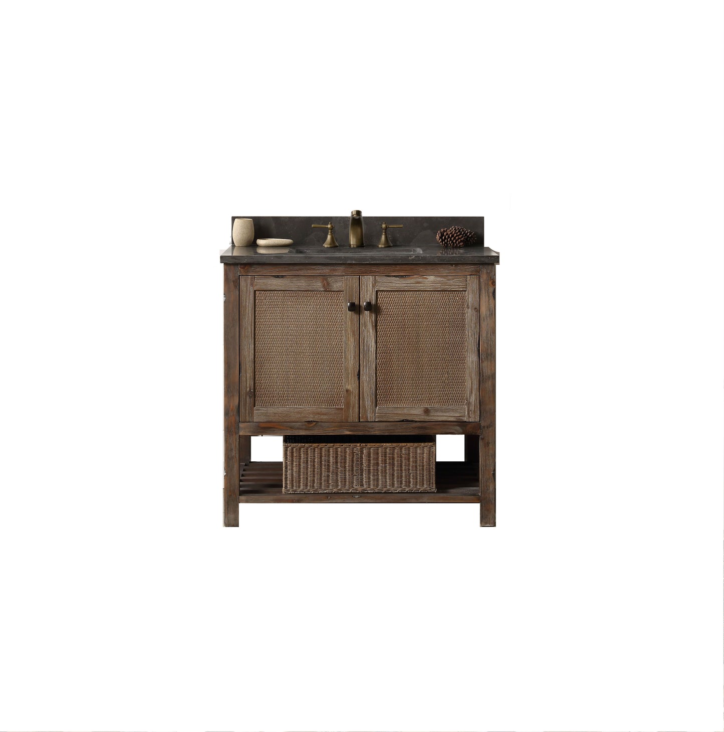 36" Solid Wood Sink Vanity - multiple colors