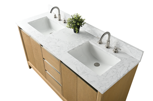 60 inch Lindsay Double Vanity - multiple colors