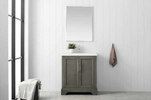 30 Modern Farmhouse, single sink vanity