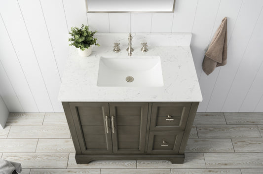 36" Modern Farmhouse, single sink vanity
