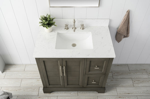 36 Modern Farmhouse, single sink vanity