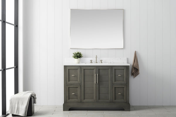 48 Modern Farmhouse, single sink vanity