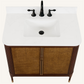 36" Mid-Century Modern, single sink