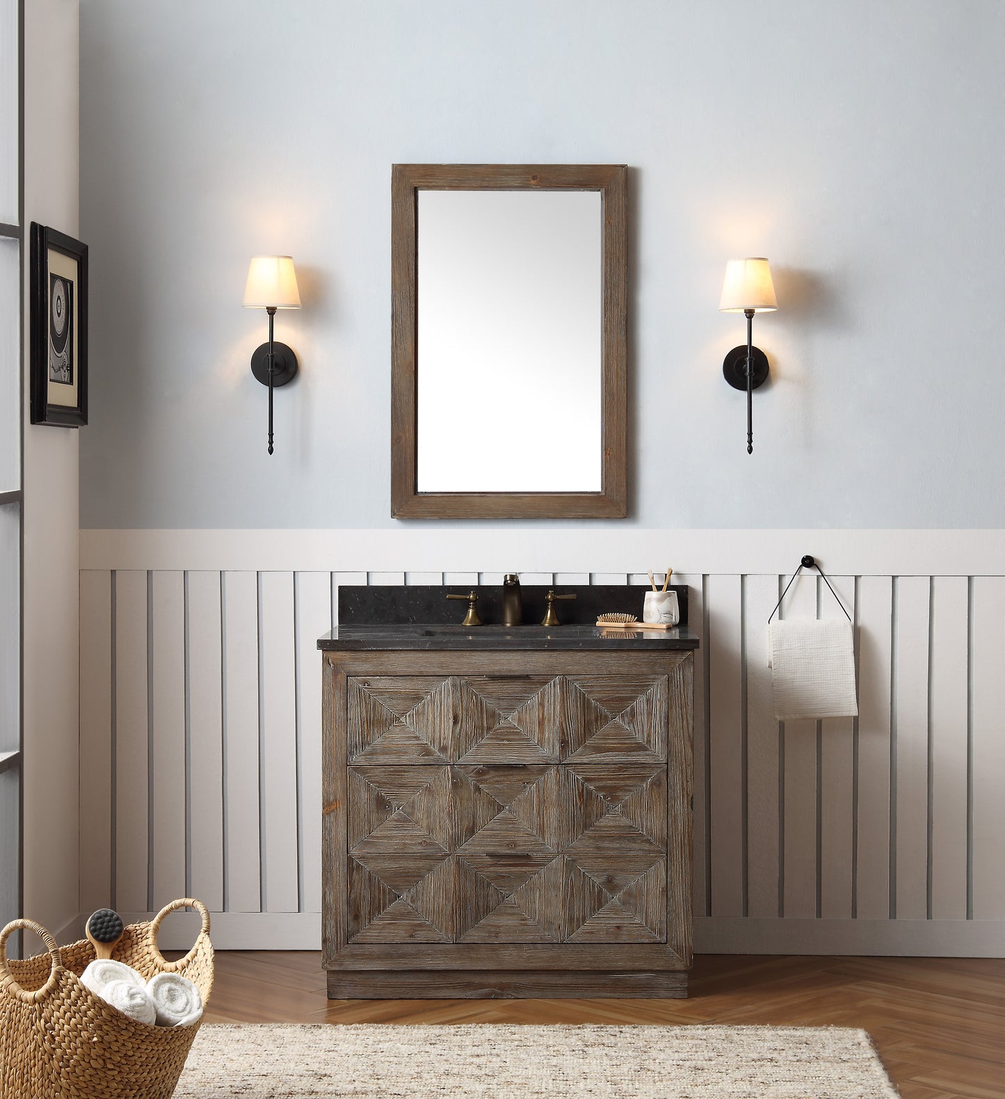 36" Antique Bronze Vanity