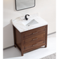 36" Sophisticated Vanity, single sink