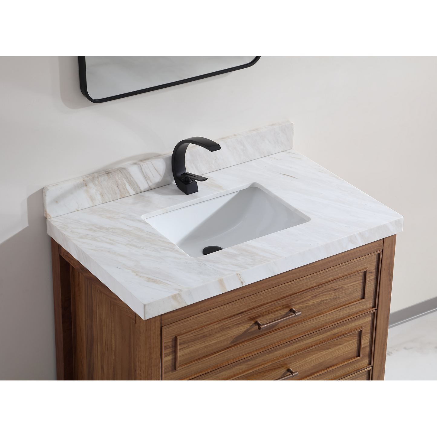 36" Sophisticated Vanity, single sink