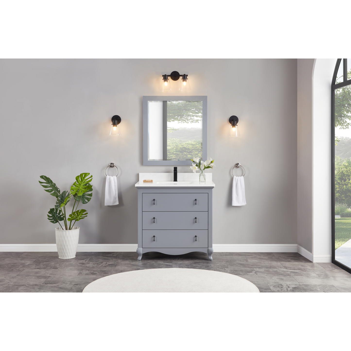 36" Timeless Vanity, single sink