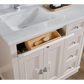 36" Elegant, single sink vanity