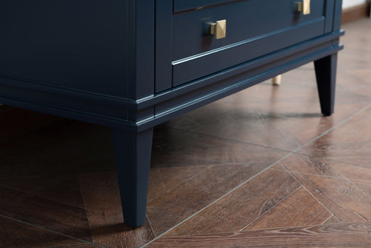 36" Navy Blue Single Vanity