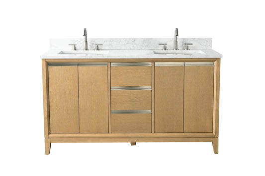 60 inch Lindsay Double Vanity - multiple colors